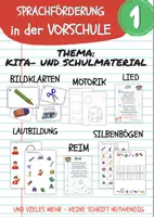 Vorschau - Unterrichtsreihen - Materialpaket SPRACHFÖRDERUNG in der VORSCHULE 1-7 - Seite 1