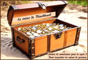 Aperçu - Cartes d'exercices - CAT, numération : Le trésor de Blackbeard niveau 1 - Page 2