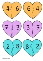 Vorschau - selbst erstellte Cliparts/Grafiken - Puzzle verliebte Zahlen - Seite 1