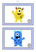 Vorschau - Stationenlernen - Body: Monster Lesespaziergang (3-fach differenziert) - Seite 2