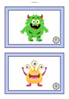 Vorschau - Stationenlernen - Body: Monster Lesespaziergang (3-fach differenziert) - Seite 3