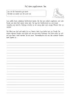 Vorschau - Arbeitsblätter - 4 winterliche Abschreibgeschichten Klasse 3/4 - Seite 1