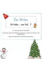 Vorschau - Spiele - Der Winter – Ich habe…, wer hat…? - Deckblatt