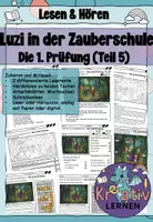 Vorschau - Unterrichtsreihen - Lesen Verstehen Malen und Hören - Luzi in der Zauberschule - Seite 1