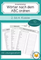 Vorschau - Arbeitsblätter - Arbeitsblätter - Wörter nach dem ABC ordnen - Deckblatt