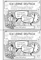 Vorschau - Arbeitsblätter - Mini-Heft - Ich lerne Deutsch - Silvester - Selbstlernheft für DaZ / DaF / Deutsch #rabattraketenzusalevester25 - Seite 2