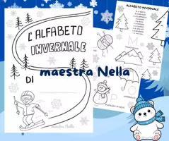 anteprima - Altro tipo di materiale - alfabeto invernale - Pagina di copertina