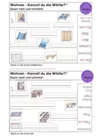 Vorschau - Arbeitsblätter - DmS: Wohnen 1 - Wörter schreiben - Seite 3