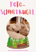 Vorschau - Mal- und Bastelvorlagen - Foto-Schneekugel - Deckblatt