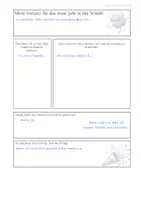 Vorschau - Arbeitsblätter - Kreativität im Lernprozess: Neujahrsvorsätze und Ziele formulieren (Planung, Strategien, Fortschritte sehen) + Differenzierung - Deckblatt