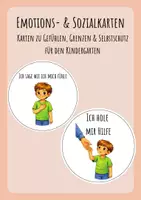 Vorschau - Fördermaterial/Inklusion - Emotions- & Sozialkarten für den Kindergarten - Deckblatt
