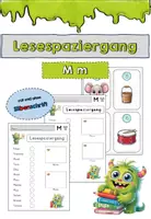 Vorschau - Arbeitsblätter - Mm Lesespaziergang - Deckblatt
