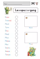 Vorschau - Arbeitsblätter - Mm Lesespaziergang - Seite 3