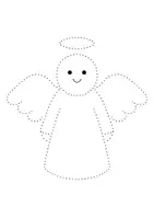 Vorschau - Mal- und Bastelvorlagen - Prickelbilder Weihnachten – Engel (leicht) 15 Motive - Seite 2