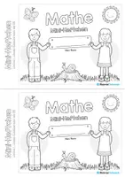 Vorschau - Arbeitsblätter - Mini-Heftchen: Mathe - 1. Klasse - Zahlenraum bis 10 (20 Arbeitsblätter) - Seite 1