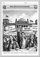 Vorschau - Arbeitsblätter - Wehrpflicht & Schulstreiks – Argumentieren - Seite 1