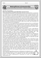 Vorschau - Arbeitsblätter - Wehrpflicht & Schulstreiks – Argumentieren - Seite 2