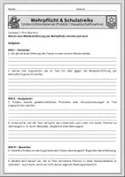 Vorschau - Arbeitsblätter - Wehrpflicht & Schulstreiks – Argumentieren - Seite 3
