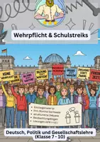 Vorschau - Arbeitsblätter - Wehrpflicht & Schulstreiks – Argumentieren - Deckblatt