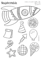 Vorschau - Mal- und Bastelvorlagen - Weihnachtsferien / Neujahr 2026 - PAKET Alternative zum Erzählkreis - Seite 3