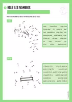 Vorschau - Arbeitsblätter - Jeux de nombres (Materialpaket) - 15 lustige Spiele und Arbeitsblätter zum Üben von Zahlen mit allen Materialien bereit zum Ausdrucken - Seite 2
