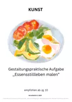 Vorschau - Arbeitsblätter - AB Stillleben Essen ,,Guten Appetit" - Seite 3