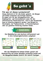Vorschau - Fördermaterial/Inklusion - Bündel- & Klammerkarten kostenlos ab 4 Jahren | Kita, Vorschule | Zahl-Mengen-Zuordnung bis 10 - Seite 1