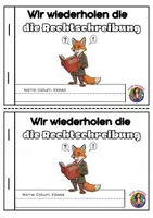 Vorschau - Arbeitsblätter - Deutsch Mini-Heft - Rechtschreibung - Deckblatt