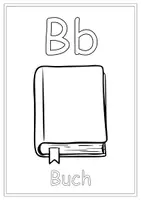 Vorschau - Mal- und Bastelvorlagen - Bildkarten mit Buchstaben des deutschen Alphabets - Seite 2