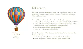 Vorschau - Arbeitsblätter - Lesepässe für Leseraupe - Seite 1