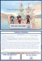 Aperçu - Cartes d'exercices - Jeu d'associations niveaux de langage - Page 1