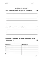 Vorschau - Arbeitsblätter - Leistungskontrolle Sinneswahrnehmungen und Philosophie - Seite 2