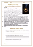Vorschau - Arbeitsblätter - Sage: "Das Weitwiesenweibl" mit Infos Sage+Augaben+LÖSUNGEN (Sage aus Bayern) Klasse 5 - Seite 1
