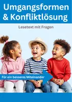Vorschau - Arbeitsblätter - Respektvoller Umgang, Konfliktlösung & Beleidigungen - Deckblatt