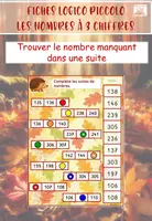 Aperçu - Cartes d'exercices - Les nombres à 3 chiffres - fiches Logico - Page 3