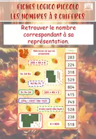 Aperçu - Cartes d'exercices - Les nombres à 3 chiffres - fiches Logico - Page 2