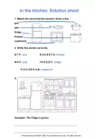 Vorschau - Unterrichtsreihen - At home - Englisch Vocabulary Worksheets für die Grundschule - Seite 2