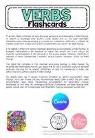 Vista previa - Unidades / Secuencias / Situaciones de Aprendizaje - 80 Action Verbs Flashcards | Visual Vocabulary Set - página 1