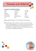 Vorschau - Poster - Buchstabeneinführung: Wimmelbilder / Plakate zu den Vokalen - Seite 2