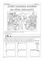 Vorschau - Arbeitsblätter - Buchstabe A a: Material zum Wimmelbild - Seite 2