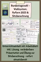 Vorschau - Arbeitsblätter - Bundestagswahl - Infografik - So funktioniert die Bundestagswahl - Seite 2