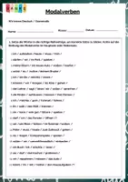 Vorschau - Arbeitsblätter - Modalverben Arbeitsblätter mit Lösungen A2 - Seite 2