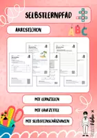 Vorschau - Unterrichtsreihen - Akrostichon schreiben - Selbstlernpfad für den offenen Unterricht - Deckblatt