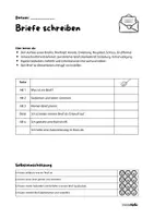Vorschau - Unterrichtsreihen - Briefe schreiben - Selbstlernpfad für den offenen Unterricht - Seite 1