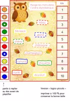 Aperçu - Apprentissages en autonomie - Logicos de l'ordre alphabétique - Page 2