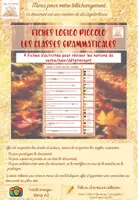 Aperçu - Apprentissages en autonomie - Logicos des classes grammaticales - Page de couverture