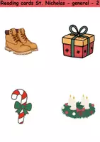 Vorschau - Arbeitsblätter - Lesekarten/Bildkarten - Nikolaus / Nicholas (Medium) - Englisch - Seite 2