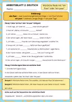 Vorschau - Arbeitsblätter - "Ein Paar oder ein paar?" – Übungsmaterial Deutsch + Bildkarten - Seite 2