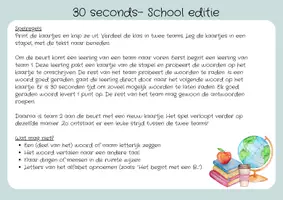 Voorbeeld - 30 seconds school editie - Pagina 1
