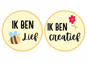 Voorbeeld - spiegelkaartjes thema bijtjes - Pagina 1